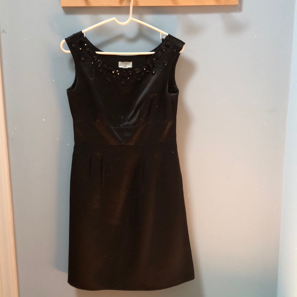 LOFT Black Cocktail Dress